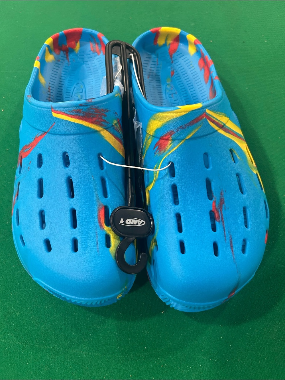 Kids Blue Splash Clogs - Comfortable Slip-On Shoes
